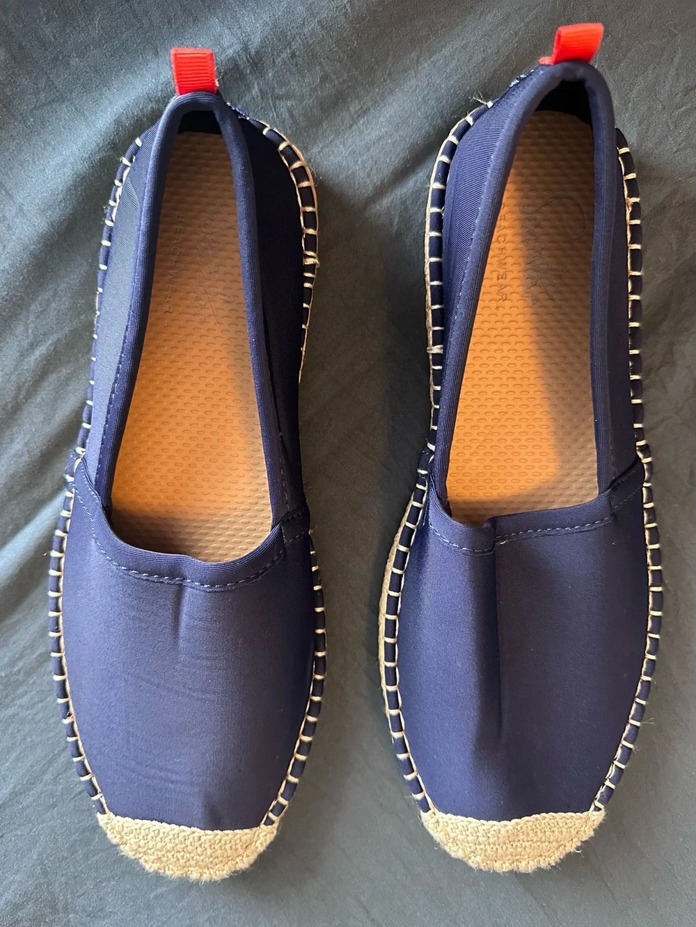 SeaStar Navy Slip-On Shoes with Jute Toe Beachwear / Water Shoes- Women’s Sz 9